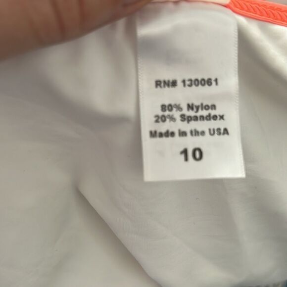 L *Space Maniac Retro White One Piece Swimsuit Sz- - Picture 9 of 11